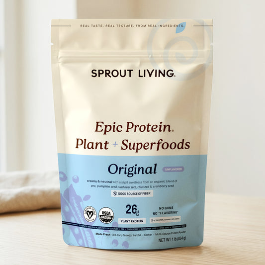 Sprout Living Epic Protein Original, Unflavored 1lb